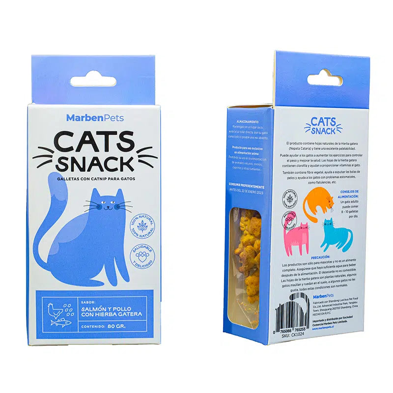 CATS SNACK SALMON Y POLLO