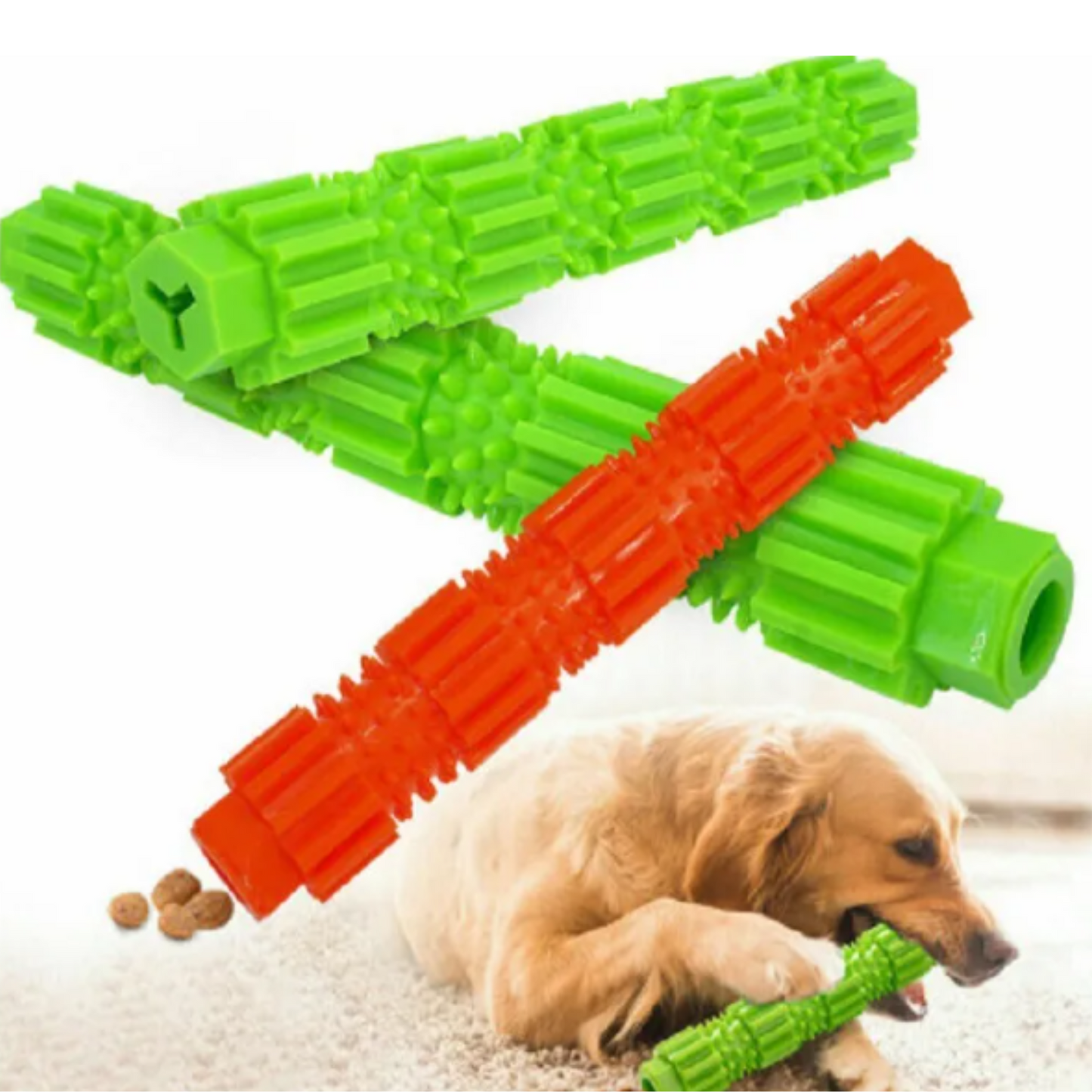 JUGUETE DENTAL PARA PERROS VERDE