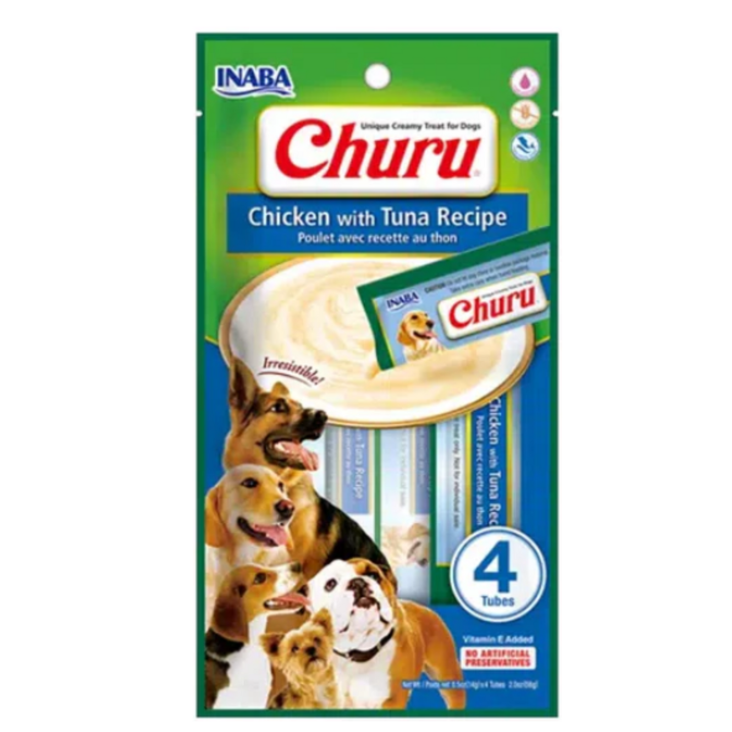 Churu Perro Pollo con Atun 4X14 Gr