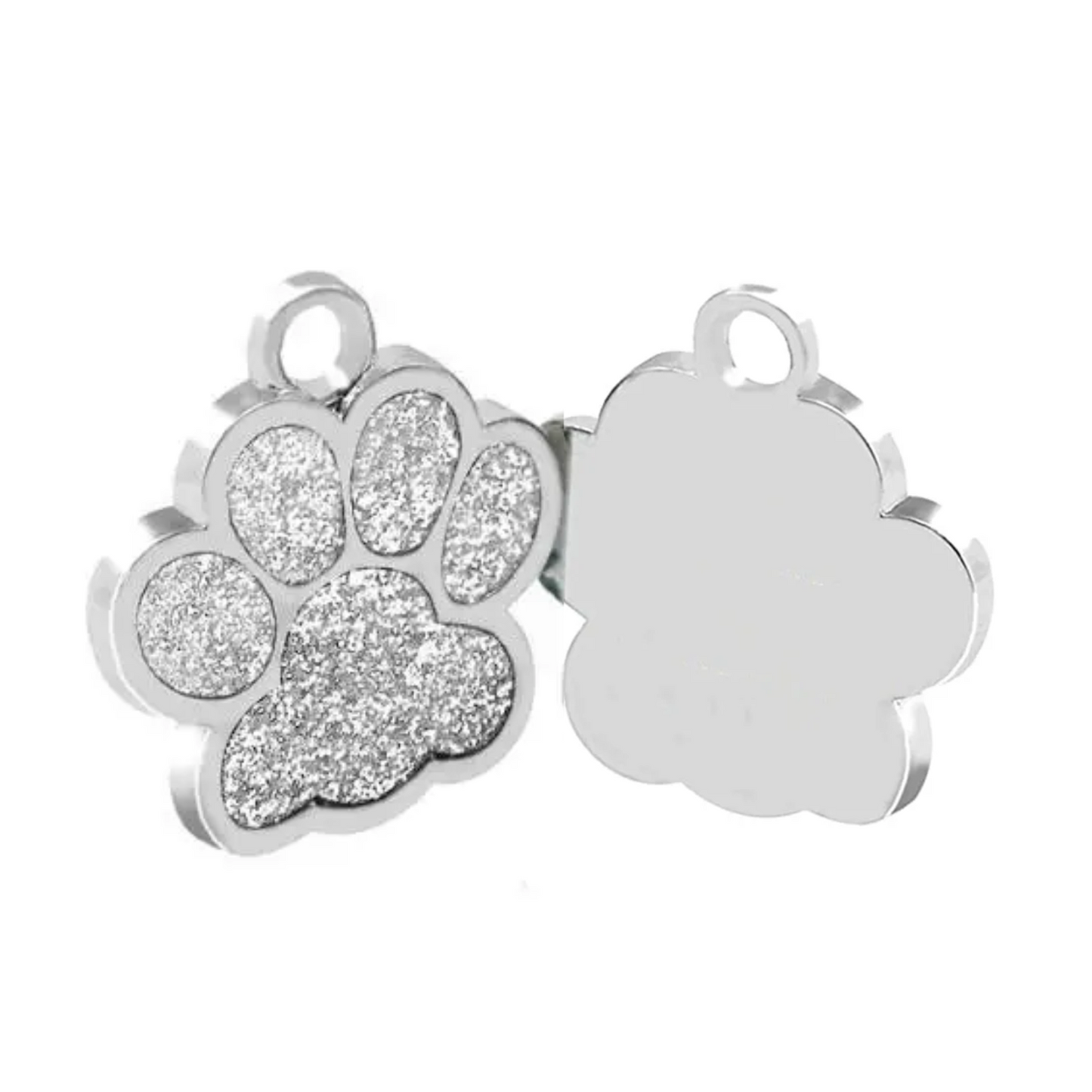 Llavero forma de patitas Plata