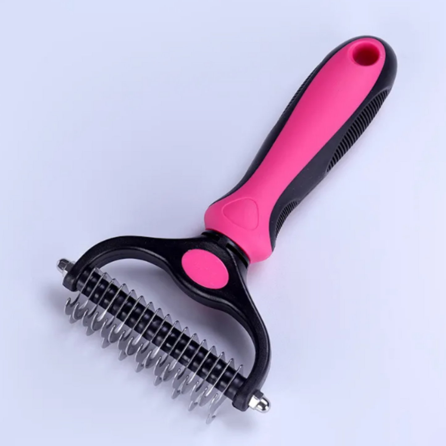 CEPILLO CORTA NUDOS Y DESLANADOR ROSA L