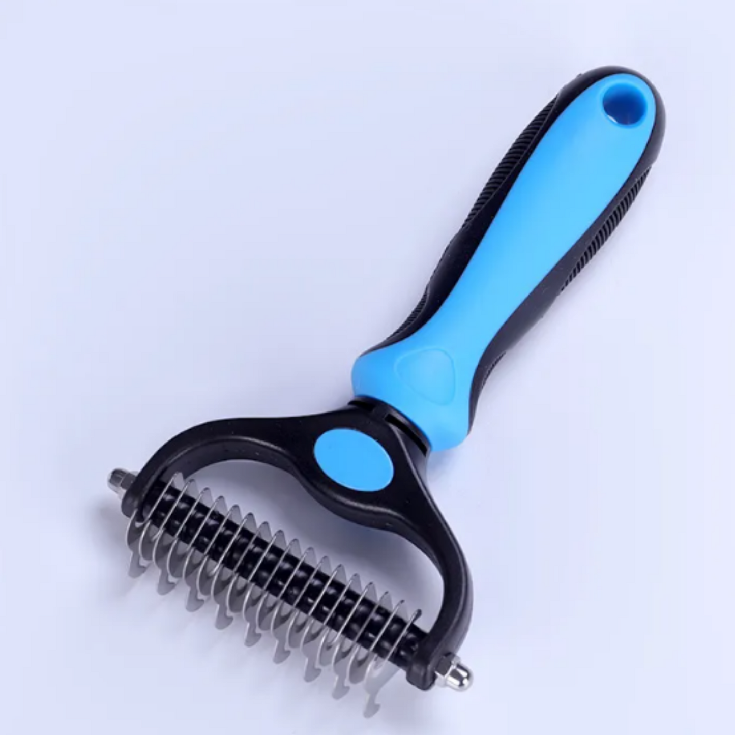 CEPILLO CORTA NUDOS Y DESLANADOR AZUL L