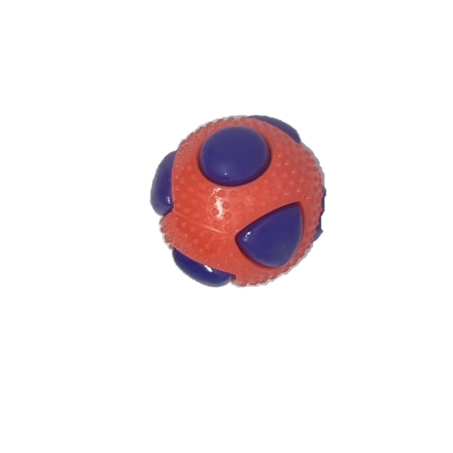 PELOTA PARA PERROS RESISTENTE AZUL Y ROJO