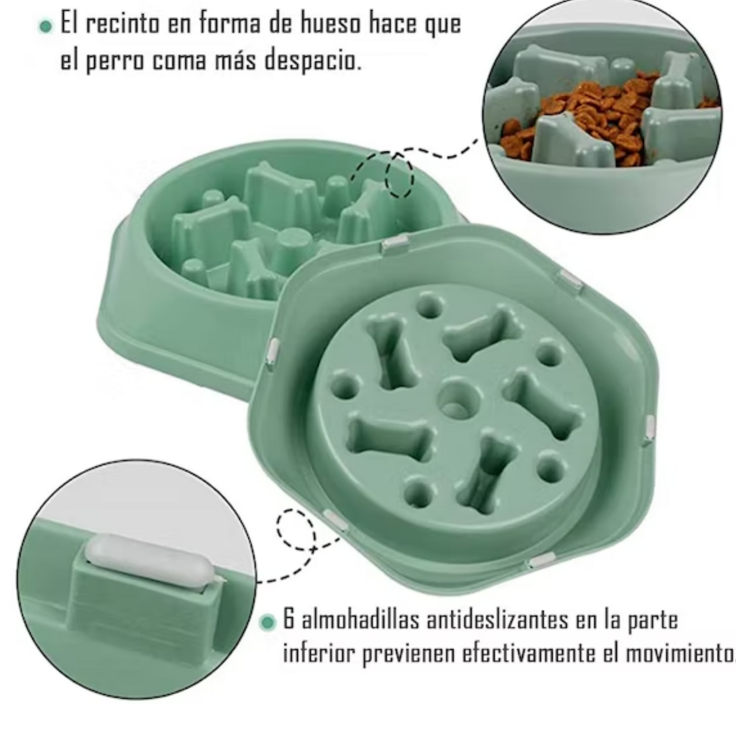 PLATO COME LENTO MASCOTAS