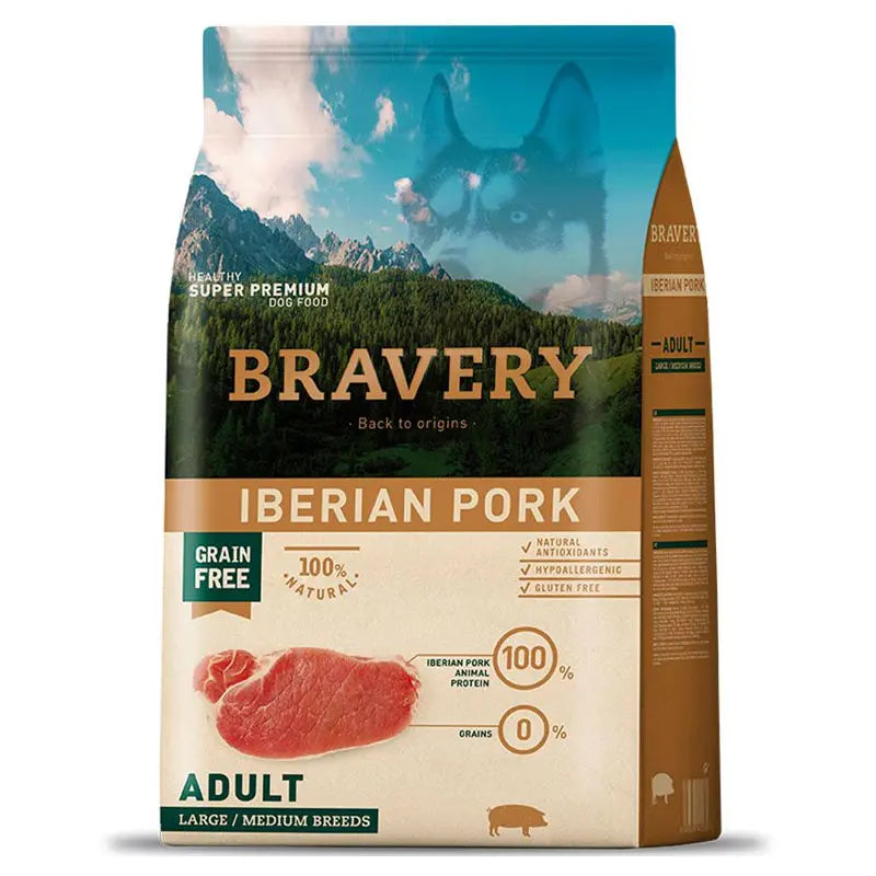 BRAVERY IBERIAN PORK ADULT LARGE 4 KG