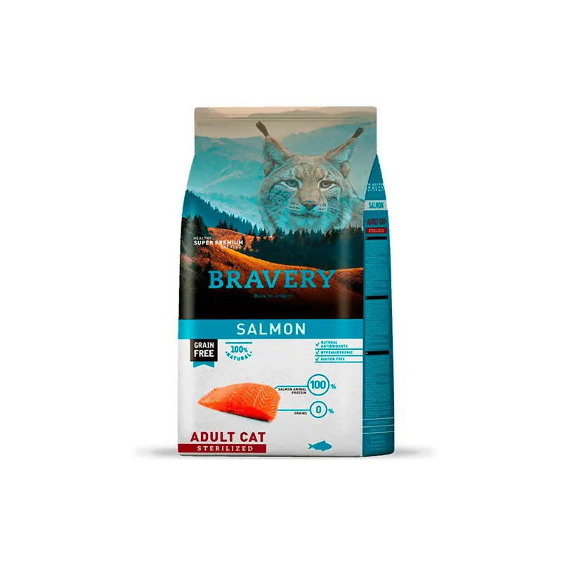 BRAVERY SALMON ADULT CAT STERILIZED 2KG