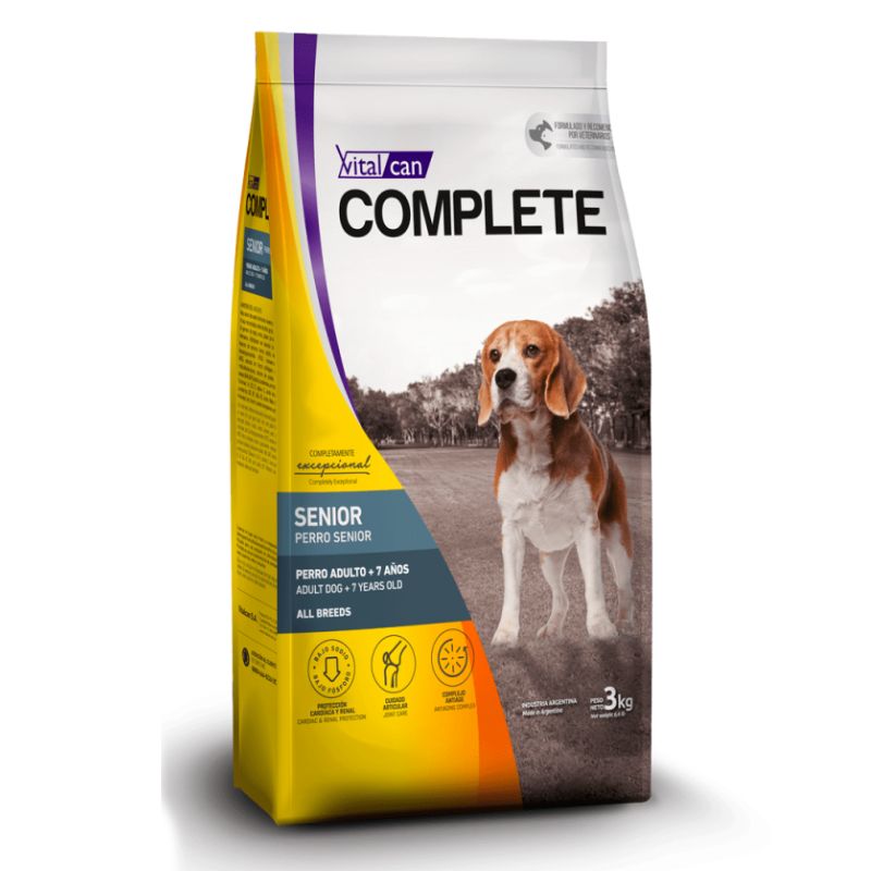 Alimento de Perro Senior Complete 20 kg