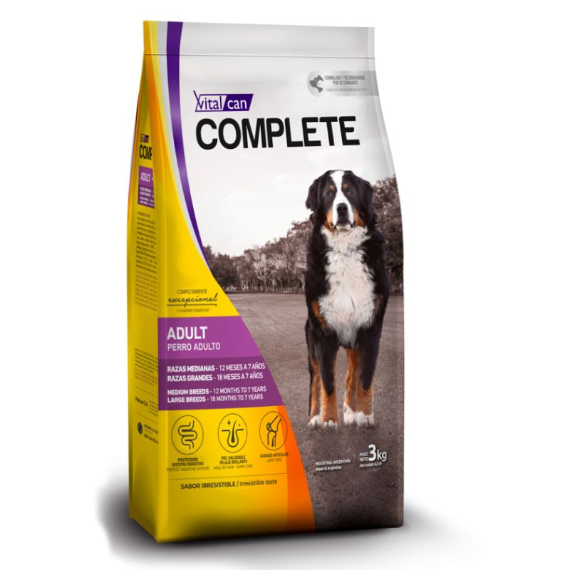 Alimento Perro Adulto Raza Mediana y Grande Complete