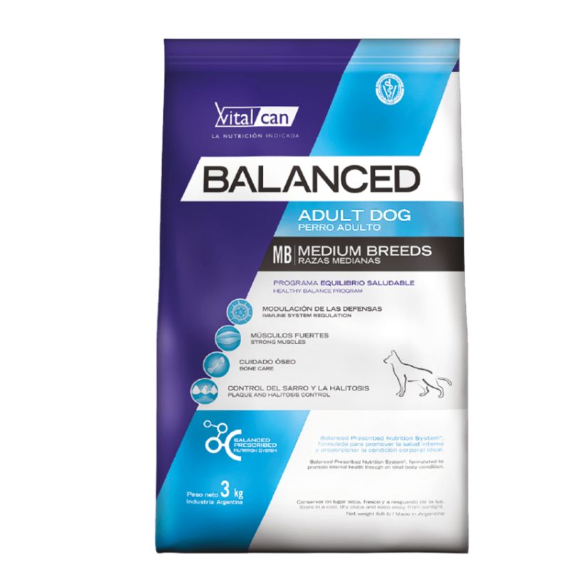 Alimento para Perro Adulto Raza Mediana Balanced