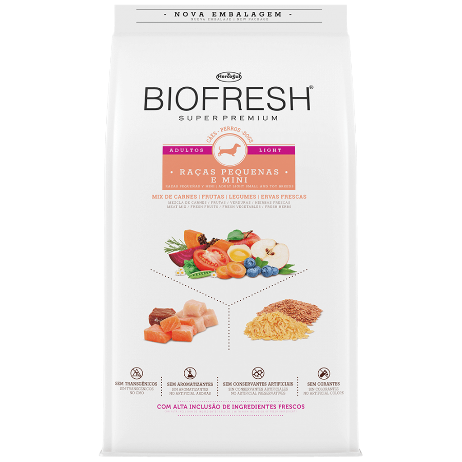 BIOFRESH LIGH PERRO RAZA PEQUEÑA 3 KG
