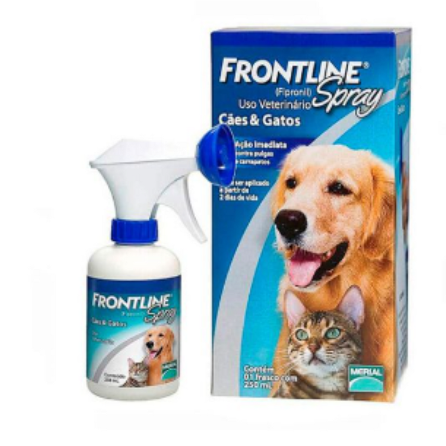 Fronline 250 ml mata pulgas y garrapatas
