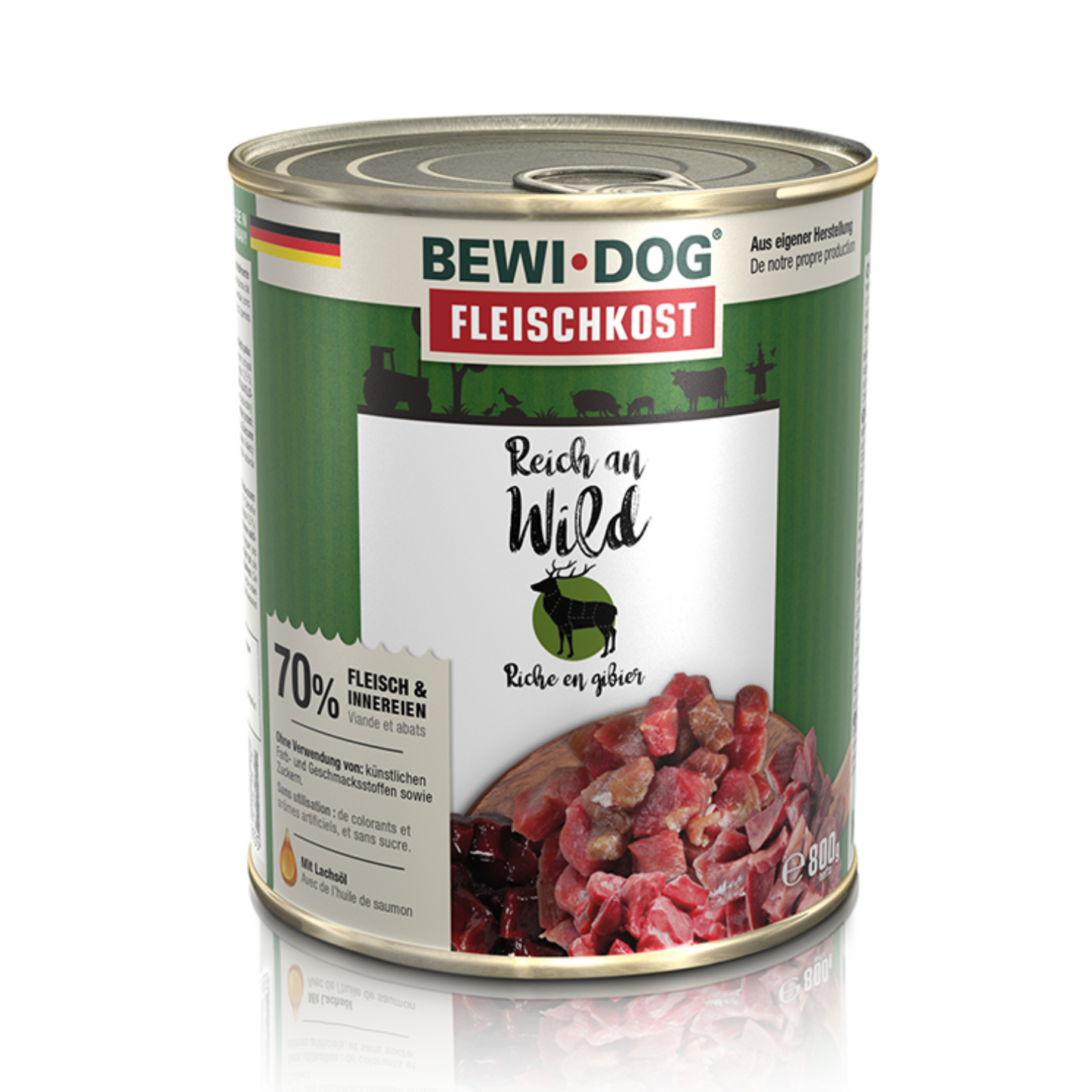 BEWIDOG LATAS RICO EN VENADO 800 GR