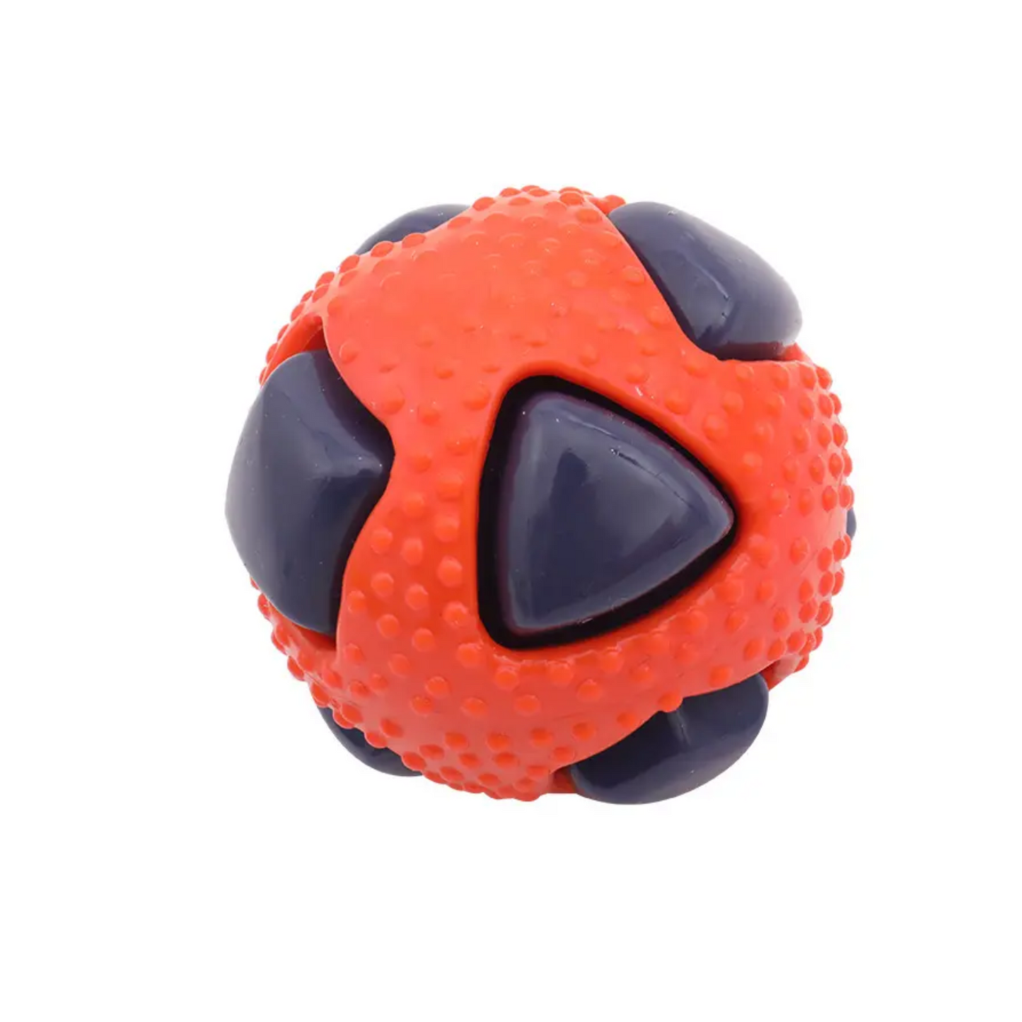 PELOTA PARA PERROS RESISTENTE AZUL Y ROJO