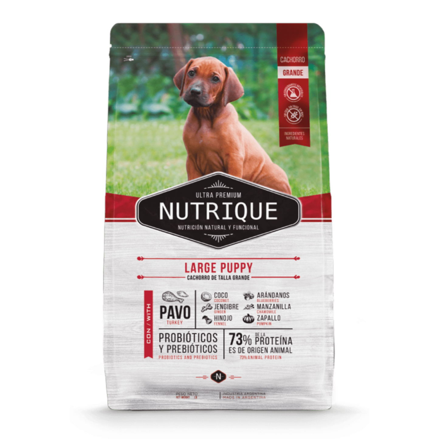 Nutrique Large Puppy 15 Kg.