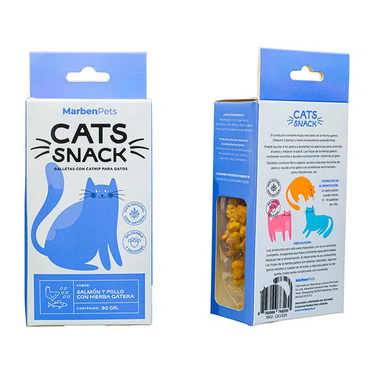 CATS SNACK SALMON Y POLLO