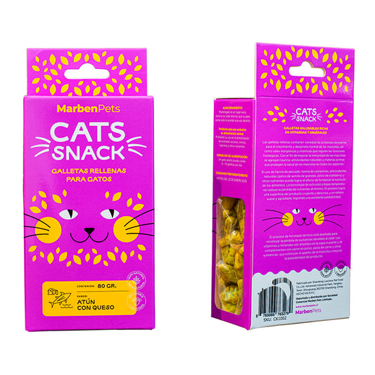 CATS SNACK ATUN QUESO