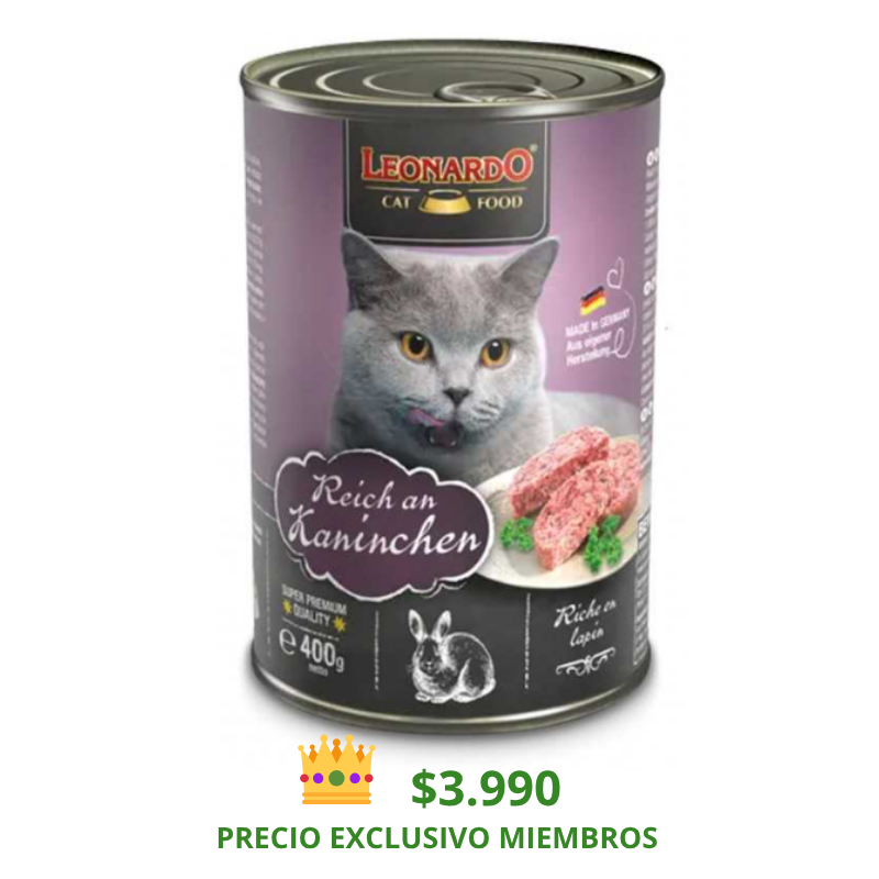 LATA LEONARDO CONEJO 400 GR