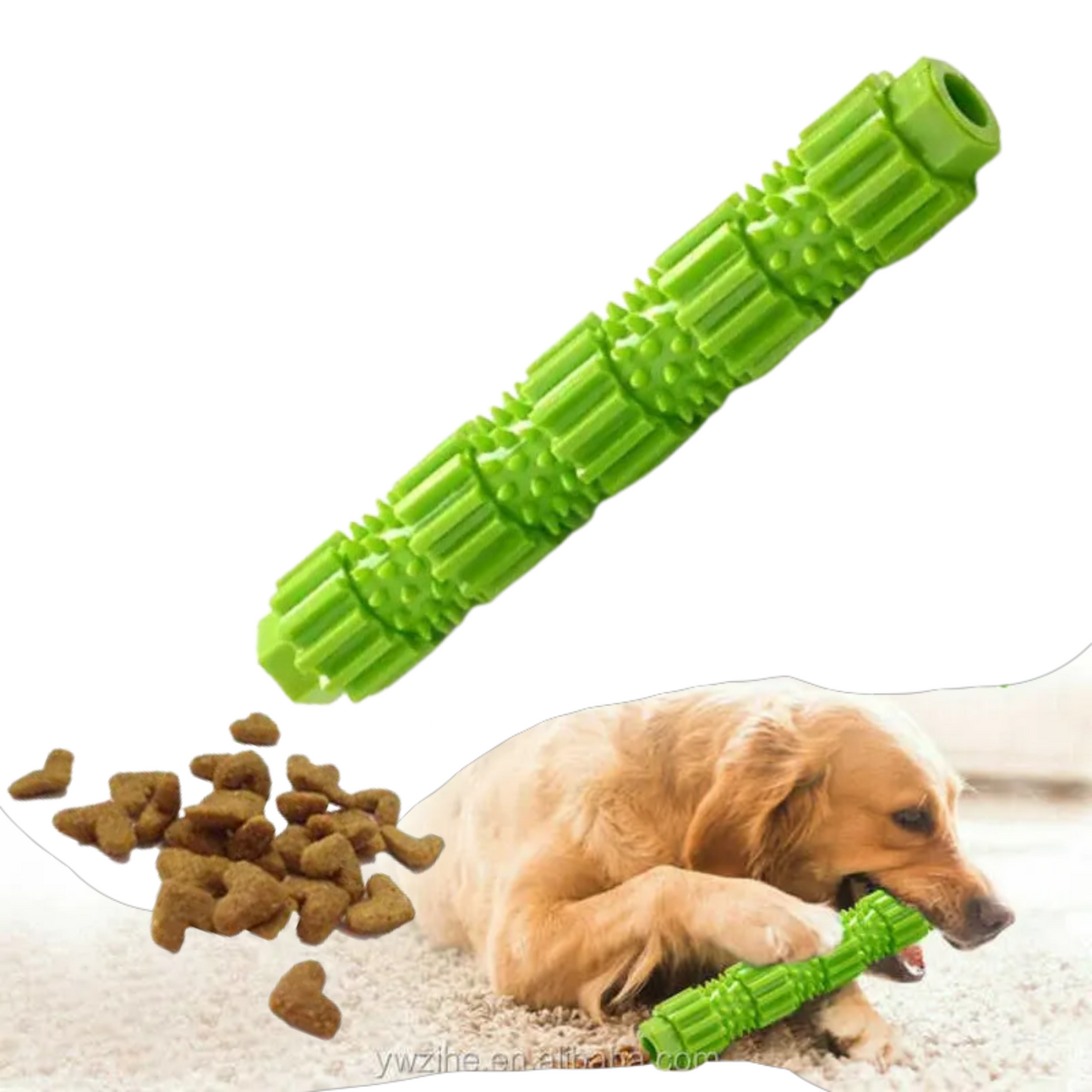 JUGUETE DENTAL PARA PERROS VERDE