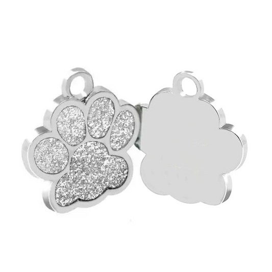 Llavero forma de patitas Plata
