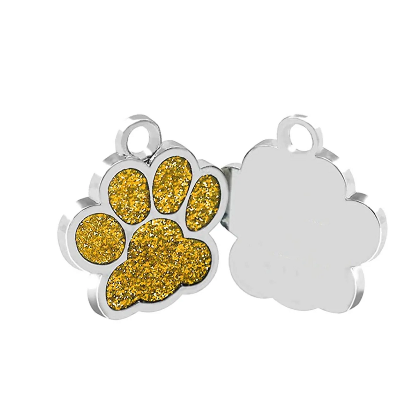 Llavero forma de patitas Dorado