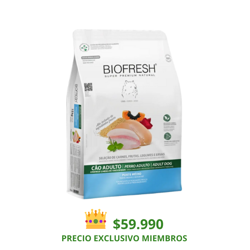 Biofresh Perro Adulto Cerdo y Piña RM 10 Kg