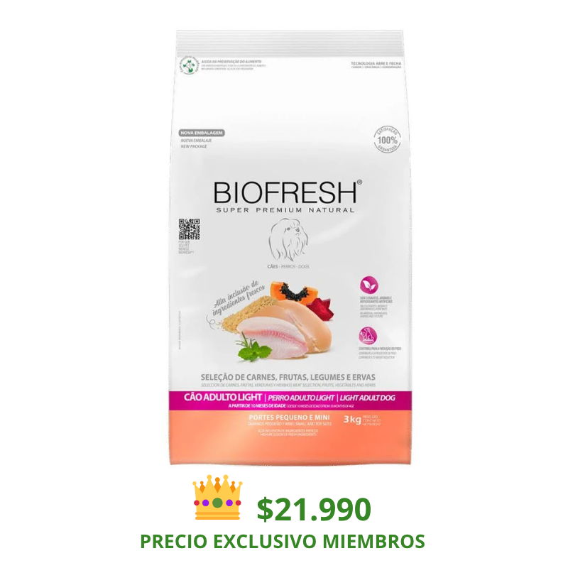 Biofresh Perro Adulto Ligh RP 3 Kg