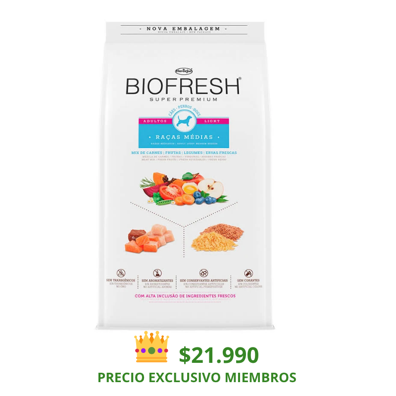 Biofresh Perro Adulto Ligh RM 3 KG