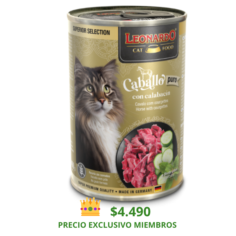LATA LEONARDO CABALLO CALABACIN 400 GR