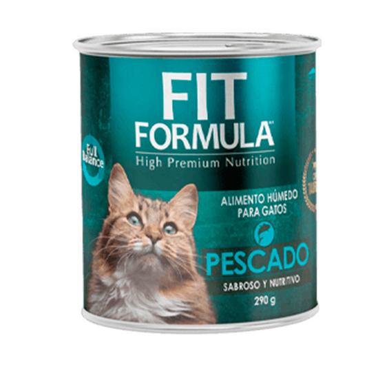 ALIMENTO HÚMEDO GATOS DE PESCADO 290 GR