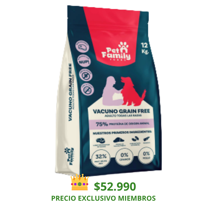PET FAMILY GRAIN FREE 12 KG