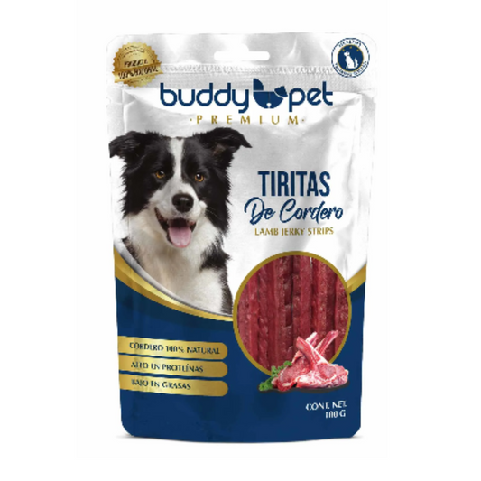 SNACK PERRO TIRITAS DE CORDERO 100 GR