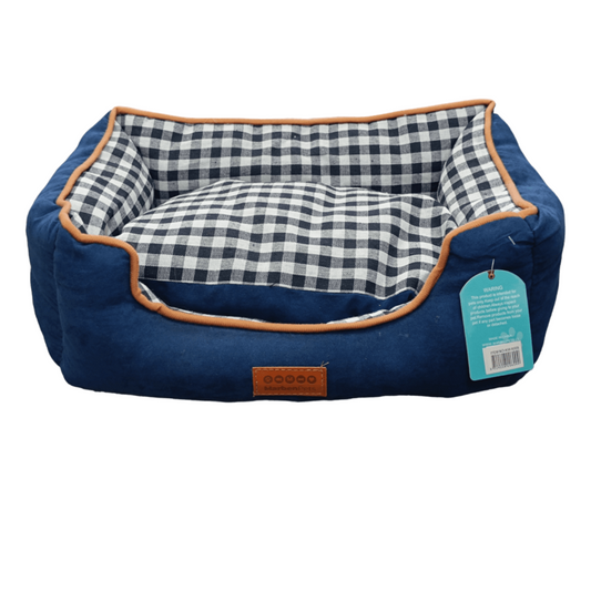 CAMA MASCOTA AZUL (S-M-L)
