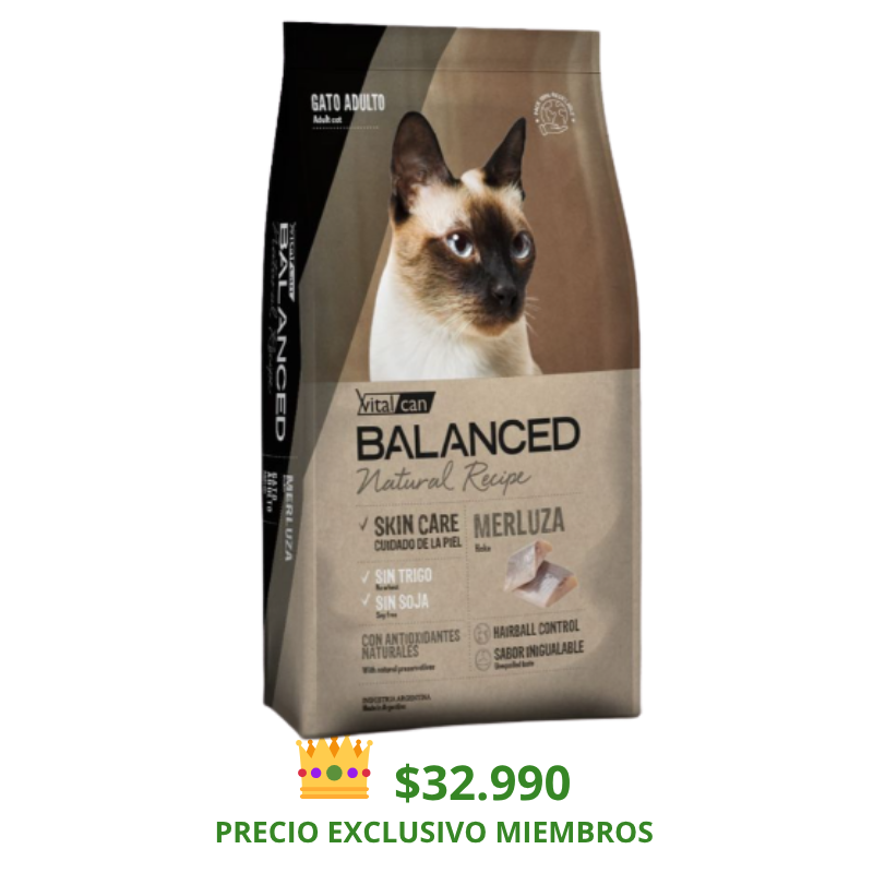 Balanced Recipe Gato Merluza 7,5 Kg