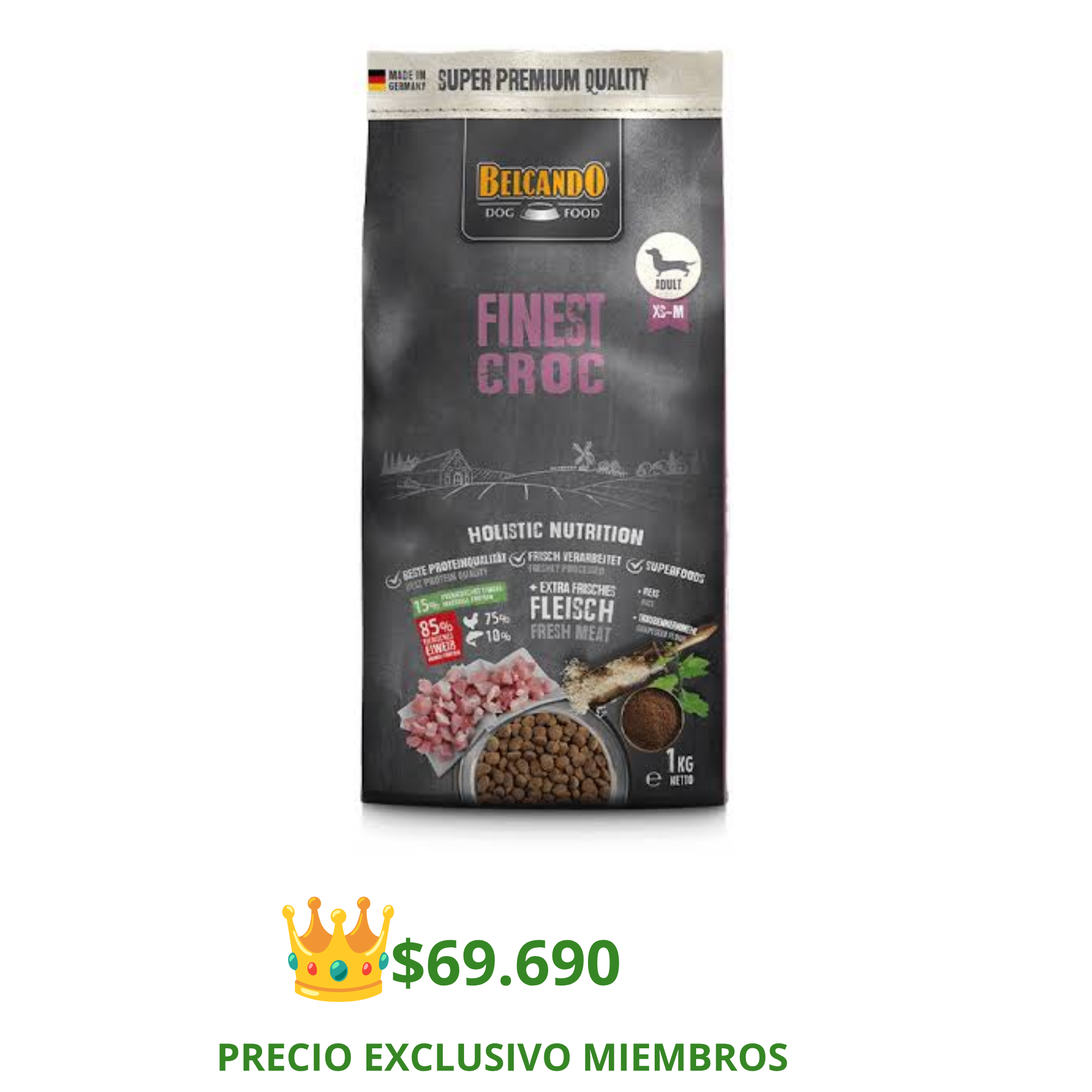 belcando finest croc 12,5 Kg
