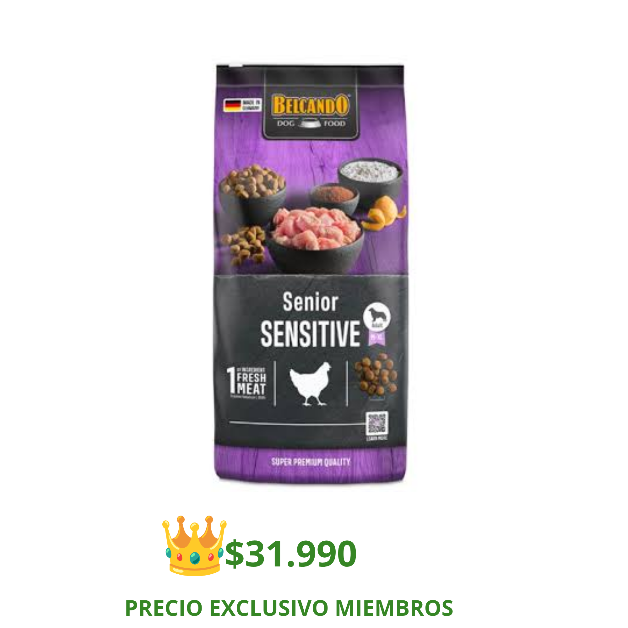 belcando senior sensitive 4 kg