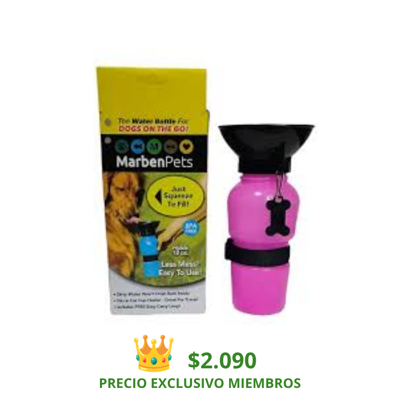 Botella de agua paseo