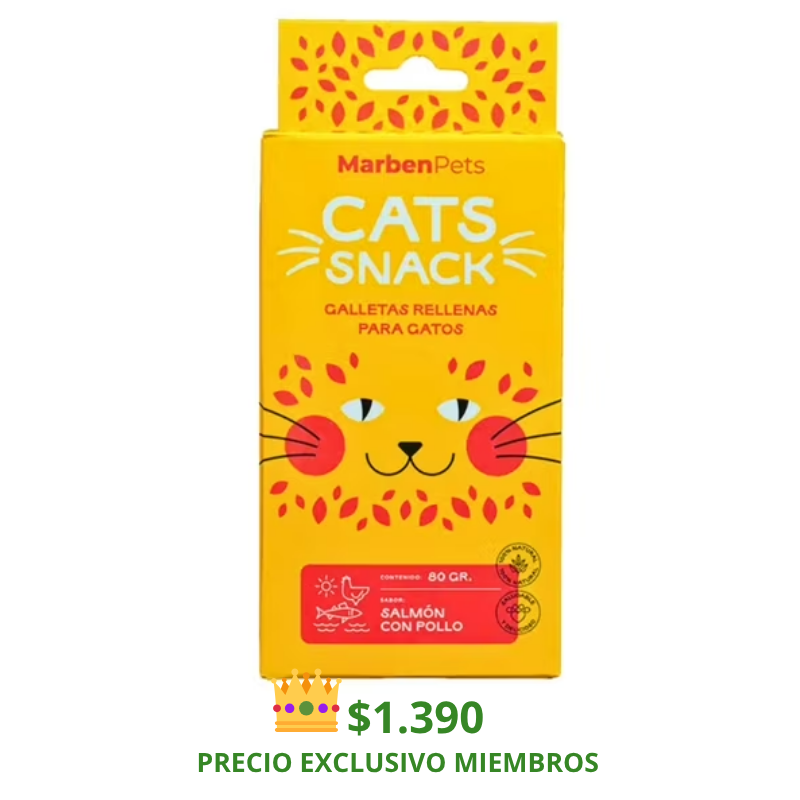 Cat Snack Salmón con Pollo 80 gr