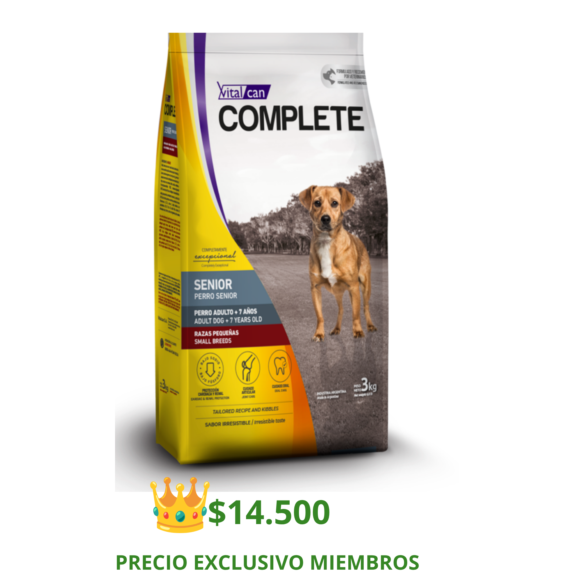 Complete Perro Senior Razas Pequeñas 7,5Kg
