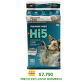 HI5 60x60 SABANILLAS CARBON ACTIVADO 30 UNIDAD