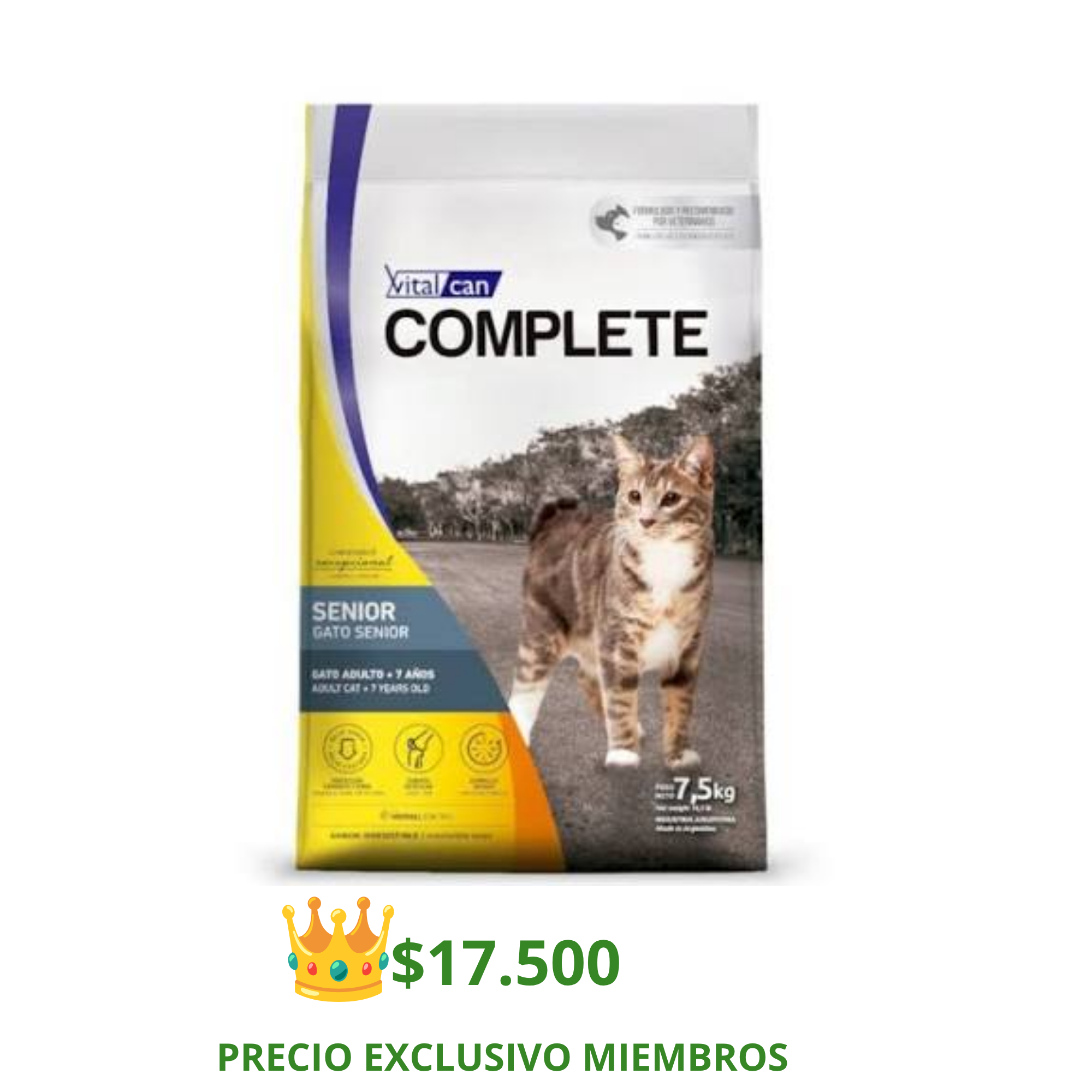 Complete Gato Senior 7.5 Kg
