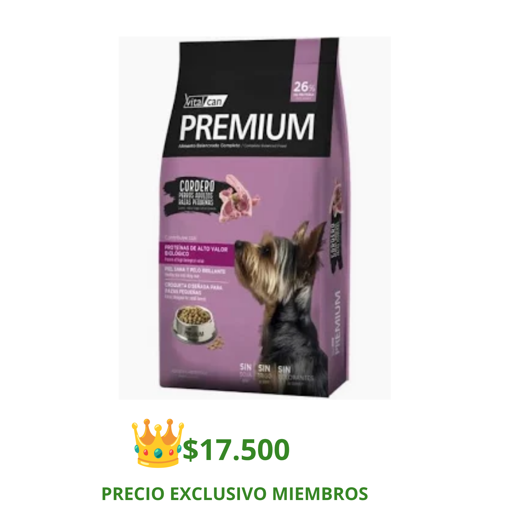 Premium Perro Cordero RP 7,5 Kg