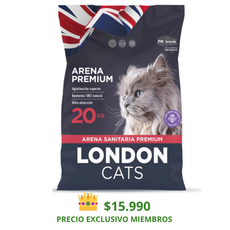 LONDON CATS 20KG ARENA AROMA LAVANDA