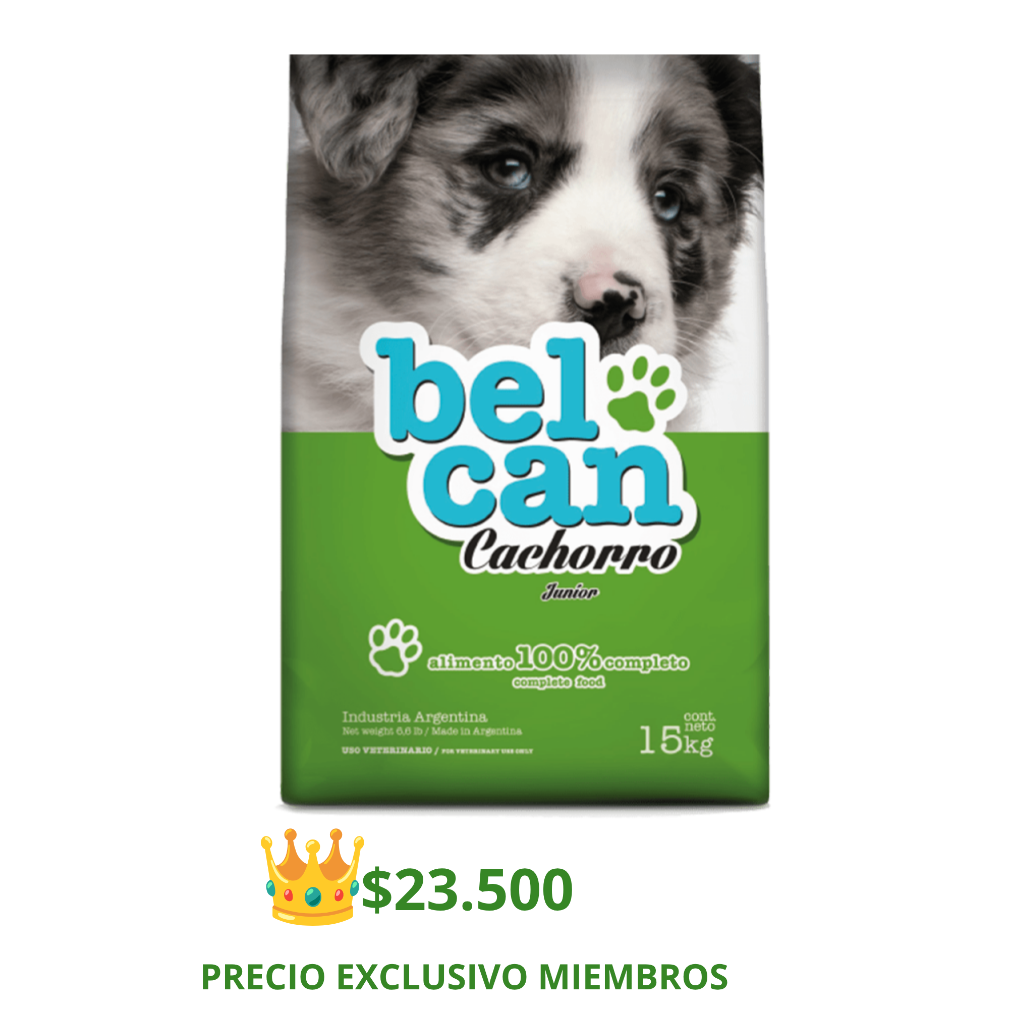 Belcan Cachorro 15 KG.