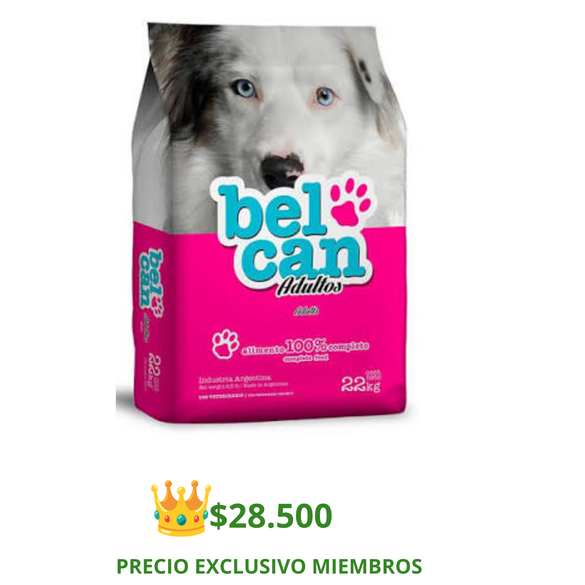Belcan Perro Adulto 22 KG.