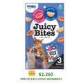 CHURU JUICY BITES PARA GATOS SABOR ATÚN Y POLLO 3 UNID