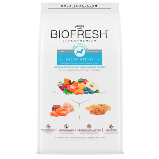 BIOFRESH PERRO CASTRADO RAZA MEDIANA 3 KG