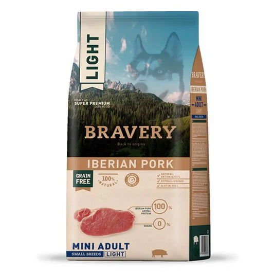 BRAVERY IBERIAN PORK MINI ADULT LIGH 2 KG