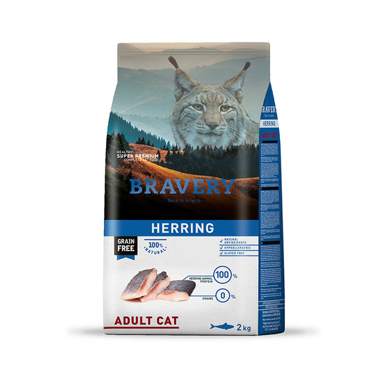 BRAVERY GATO HERRING ADULT CAT 2KG