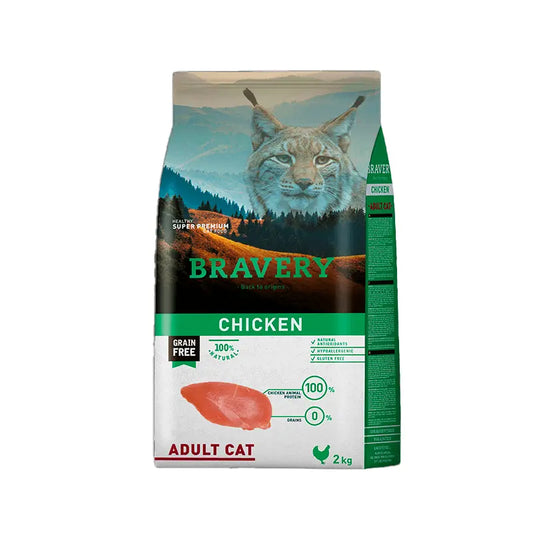 BRAVERY GATO CHICKEN ADULT 2KG