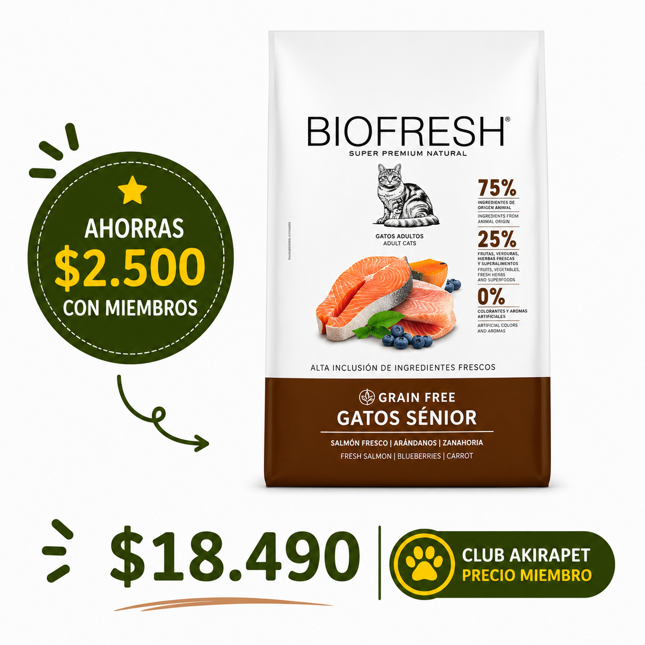 Biofresh Gato Senior 1,5 Kg